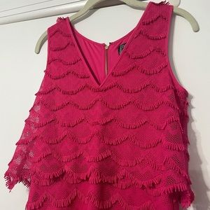 GUESS Pink Fringe Dress